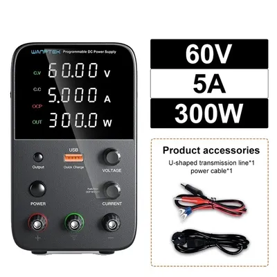 Obrázok produktu pre Laboratórny napájací zdroj, nastaviteľné napätie, LED displej, WPS 60V 5A