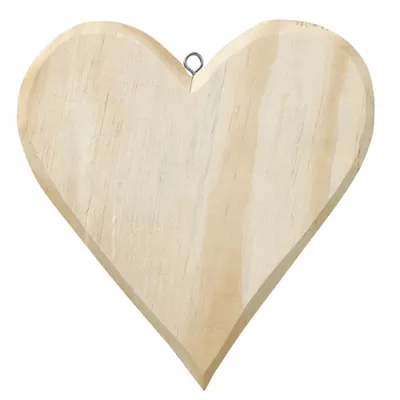 Produktbild von Holzartikel aus Naturholz mit den Abmessungen 16 x 15 cm für Bastelprojekte