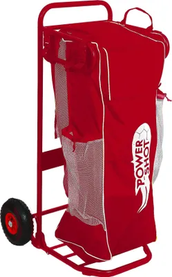 Produktbild von Powershot Transportwagen "Fußball", Rot-Weiß