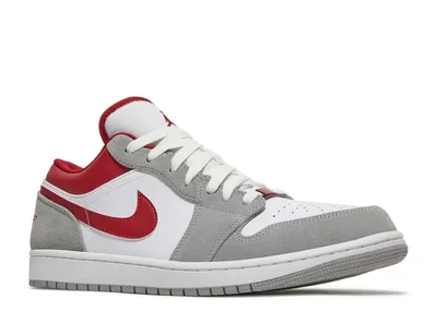 Produktbild von Air Jordan 1 Low SE Light Smoke Grey Gym Red - EU: 40