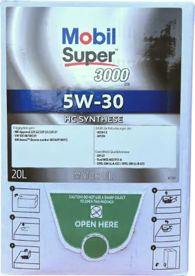 Produktbild von Mobil Super 3000 XE 5W-30 20 Liter BAG-IN Box
