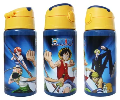 Produktbild von Anime One Piece Ruffy Aluminium Wasserflasche Trinkflasche Flasche 500 ml