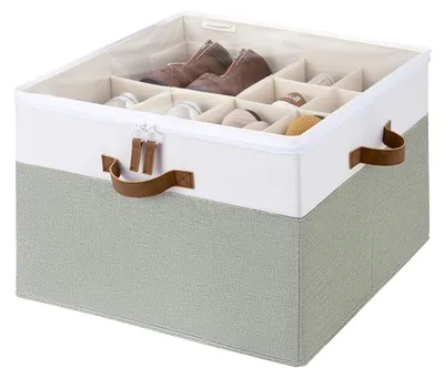Obrázek produktu pro Úložný box na boty - Bílý - 16 párů - 45 x 43 x 32 cm
