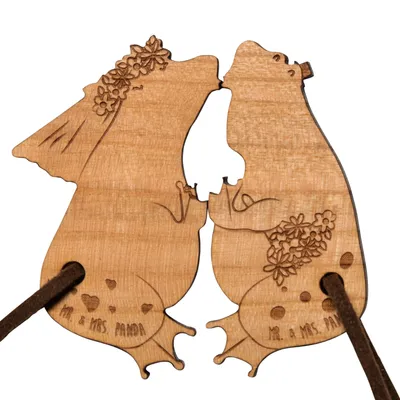 Produktbild von Mr. & Mrs. Panda Schlüsselanhänger Partner Frosch Hochzeit - Geschenk, Paar, Pärchen-Schlüsselanhänger, Liebe, pärchen, Freundin, Partner-Schlüsselanhänger, Frösche