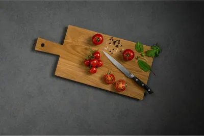 Image de NIROSTA Couteau de cuisine dentelé TRINITY, couteau universel en acier inoxydable avec manche ergonomique, couteau de chef aiguisé à la main avec lame à tranchant ondulé, (longueur de la lame : env. 14 cm)