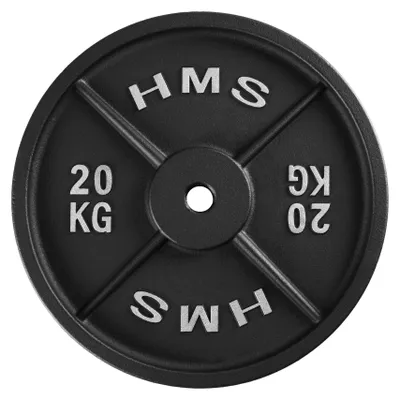 Produktbild von SCHWARZE Hantelscheibe 20 KG HMS TCN20