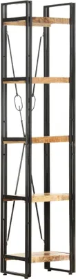 Obrázok produktu pre Knižnica s 5 policami 40x30x180 cm mangovníkový masív