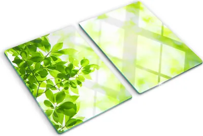 Imagen del producto de Cubierta para placa de cocción – Cubierta para placa de inducción – Placa de protección de vidrio – 2 x 40 x 52 cm – Placas de protección de vidrio para cocina – Vidrio templado – Láminas