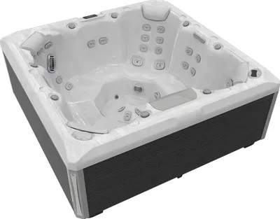 Produktbild von Wellis Mandala Life Deluxe Whirlpool Außenwhirlpool 215x215x86,5cm für 7 Personen inkl. Thermocover