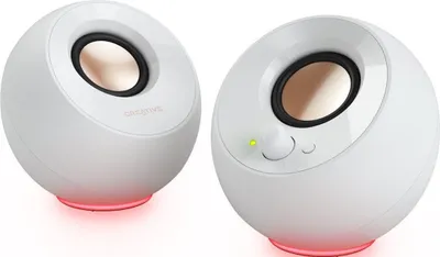 Produktbild von Creative Labs Creative Lautsprecher Pebble SE RGB Stereo weiß