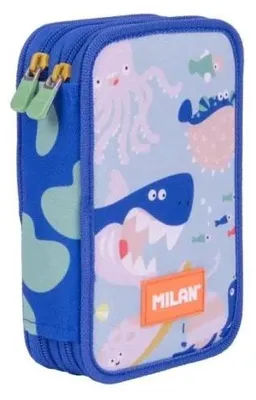 Zdjęcie produktu dla Piórnik 2-poziom z wyposażeniem Blue Odyssey - MILAN