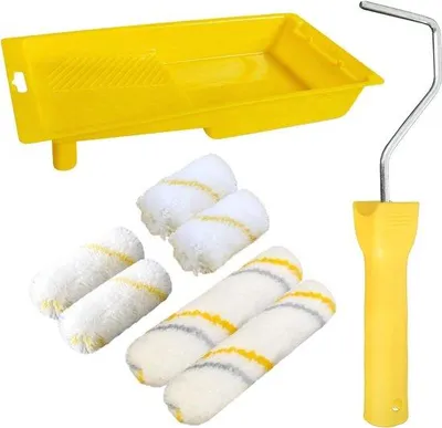 Immagine prodotto di Set di colori da 8 pezzi, set giallo, pittura murale per piccole superfici