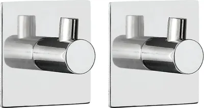 Produktbild von spirella Haken Meti glänzend 2er Set