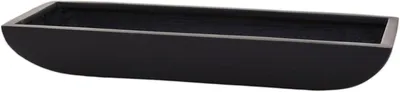 Image de VIVANNO Coupe décorative en fibre de verre ZOEY Coupe, anthracite mat - 64x24x10 cm
