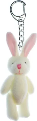 Produktbild von Hase Schlüsselanhänger Miniblings Anhänger Schlüsselring Kaninchen Plüsch Ostern