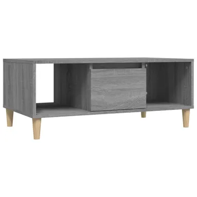 Immagine prodotto di Tavolino da salotto vidaXL grigio Sonoma 90x50x36,5 cm in materiale derivato dal legno