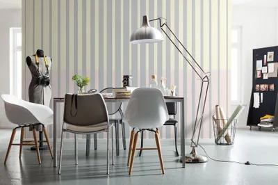 Produktbild von Komar Vlies Fototapete - Lamello Mezzo - Größe: 400 x 250 cm (Breite x Höhe) - 4 Bahnen, Wohnzimmer, Schlafzimmer, Tapete