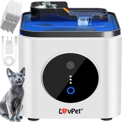 Produktbild von LOVPET® Trinkbrunnen für Katzen & Haustiere mit Filtersystem & Bewegungssensor