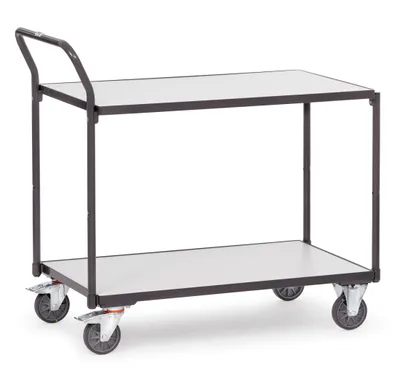 Image de fetra 1841 - Acier - Chariot de transport - Gris - 300 kg - 4 roues - 12,5 cm
