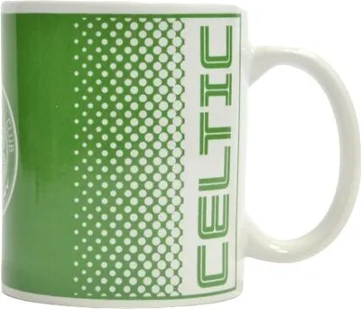 Image de Celtic FC - Tasse à café, avec dégradé de couleurs, 325ml BS4023 (Taille unique) (Vert/Blanc)