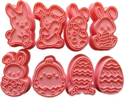 Produktbild von TORO – Set mit 8 Osternutkern, 4-6 cm, Kunststoff
