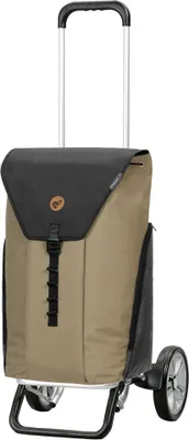 Produktbild von Andersen SHOPPER MANUFAKTUR Einkaufstrolley Alu Star Shopper Ture 50L Beige 111cm