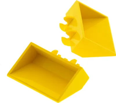 Produktbild von 2x Lego Bagger Schaufel 3x5x1 1/3 gelb Baustelle Fahrzeug 343324 3433