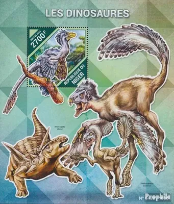 Produktbild von Briefmarken Niger 2015 Mi Block 480 (kompl. Ausg.) postfrisch Dinosaurier
