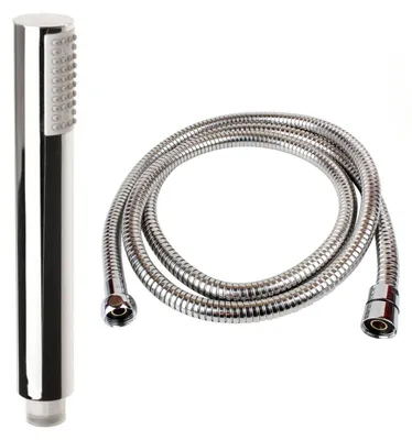 Immagine prodotto di Set doccia con soffione e tubo flessibile, cromato, ABS, tubo flessibile da 1,5 metri