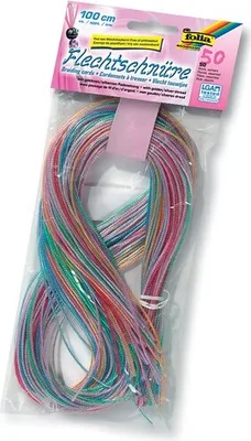 Produktbild von Flechtschnüre m. Fadeneinzug. 50 St. m. je 100cm L