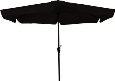 Produktbild von Lesli Living Sonnenschirm "Gemini Black" Schwarz ø 300 cm