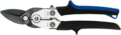 Produktbild von Erdi Figuren-Schere D27L, Linksschneidend, Gesamtlänge 260 mm, Schnittlänge 40 mm, Mikroverzahnte Schneide, Gewicht 0,49 kg
