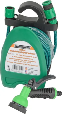 Produktbild von BRÜDER MANNESMANN M62100, 10 m, Über Boden, Schwarz, Grün, Polyvinylchlorid (PVC), 1 Stück(e)