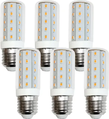 Produktbild von 6 x LED Leuchtmittel T30 Röhre 4W E27 Corn kaltweiß 6500K Tageslicht