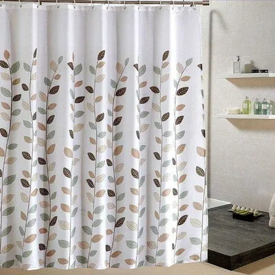 Immagine prodotto di Tenda da bagno antibatterica - Lavabile - Con 12 anelli - 180 x 200 cm