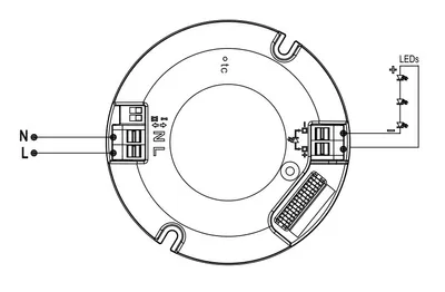 Produktbild von DOTLUX LED-Netzteil QUICK-FIXadapt CC 500mA sensor