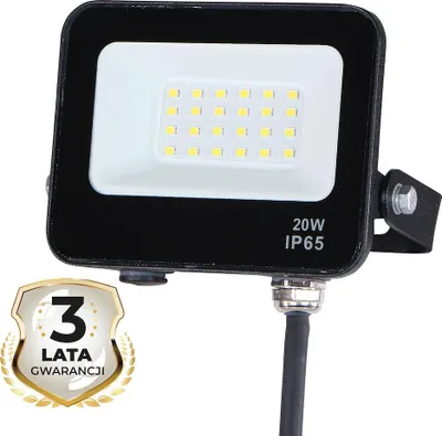 Obrázok produktu pre LED reflektor 20 W 4000 K IP65 čierny Eko-Light
