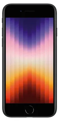 Image de Apple iPhone SE, 11,9 cm (4,7 pouces), 1334 x 750 pixels, 256 Go, 12 Mpx, iOS 15, noir