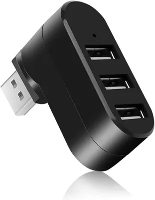 Obrázek produktu pro Rozbočovač s 3 porty USB – otočný USB rozbočovač o 180 stupňů