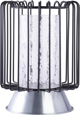 Produktbild von Kerzenständer Malibu 200 Schwarz / Silber