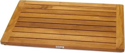 Produktbild von Teak Holz-Dusche - Badezimmer-Dusche - Umweltfreundlich - 59 x 40 cm - Braun