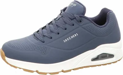 Produktbild von Skechers Uno - Stand on Air Herrenschuhe sportlicher Schnürer Blau Freizeit, Schuhgröße:40 EU