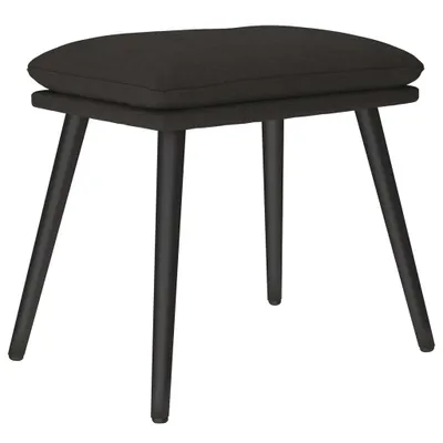 Produktbild von Fußhocker Schwarz 45x29,5x35 cm Stoff