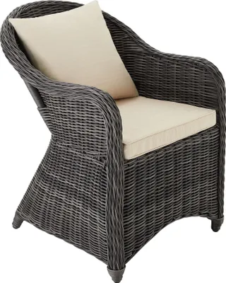 Produktbild von Rattansessel mit Aluminiumgestell 71 x 60 x 84 cm
