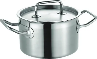 Produktbild von Schulte-Ufer Fleischtopf Profi-Line i, Schmortopf, Gartopf, Edelstahl, 20 cm, 3.5 L, 6414-20 i