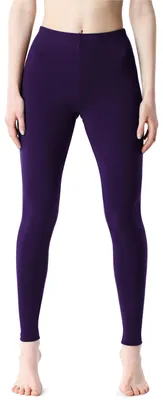 Image de Leggings longs pour femme Bellivalini en viscose BLV50-203 (prune, L)