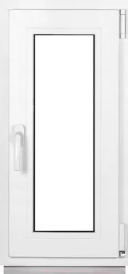 Obrázek produktu pro Framex sklepní okno PVC okno bílé šířka x výška 40 x 85 cm (400 x 850 mm) dvojité (32 mm) otočné/sklopné DIN pravé - Premium - všechny velikosti