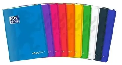 Image de Cahier Oxford Easybook 3 en 1, format B5/60 feuilles (lot de 8)