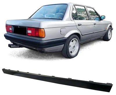 Für BMW 3er E30 1987-1992 Stoßleiste / Zierleiste Mitte Heck Stoßstange in der Farbe von Carparts-Online GmbH