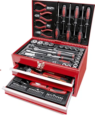 Produktbild von Brüder Mannesmann 155-tlg Werkzeug-Set 29066